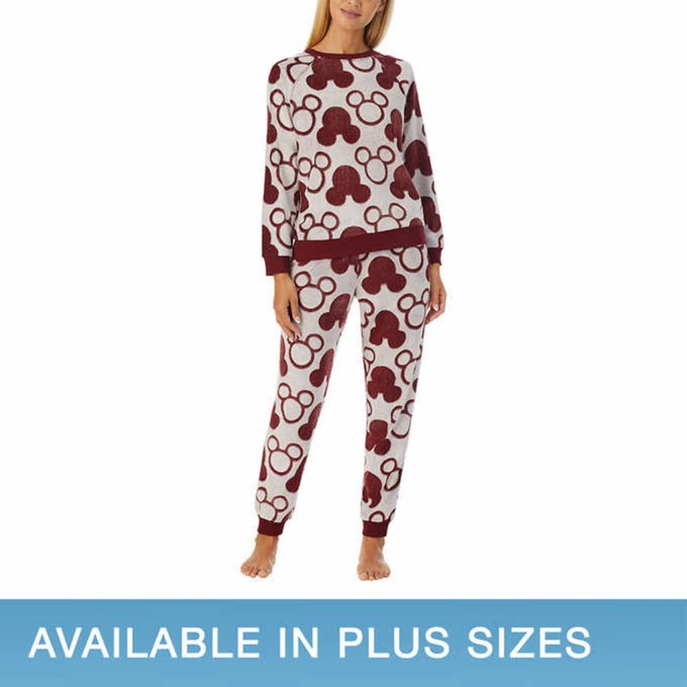 NWT Disney Mickey Plush Pajamas PJ Adult - XXL